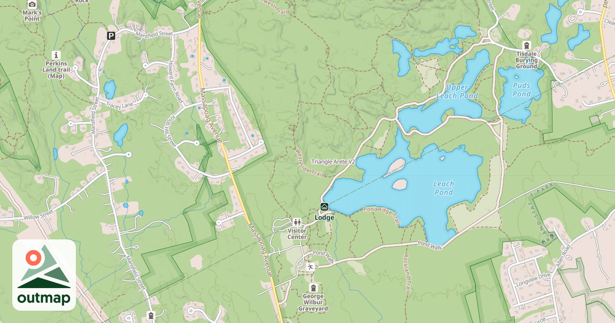 Map of Triangle Arete