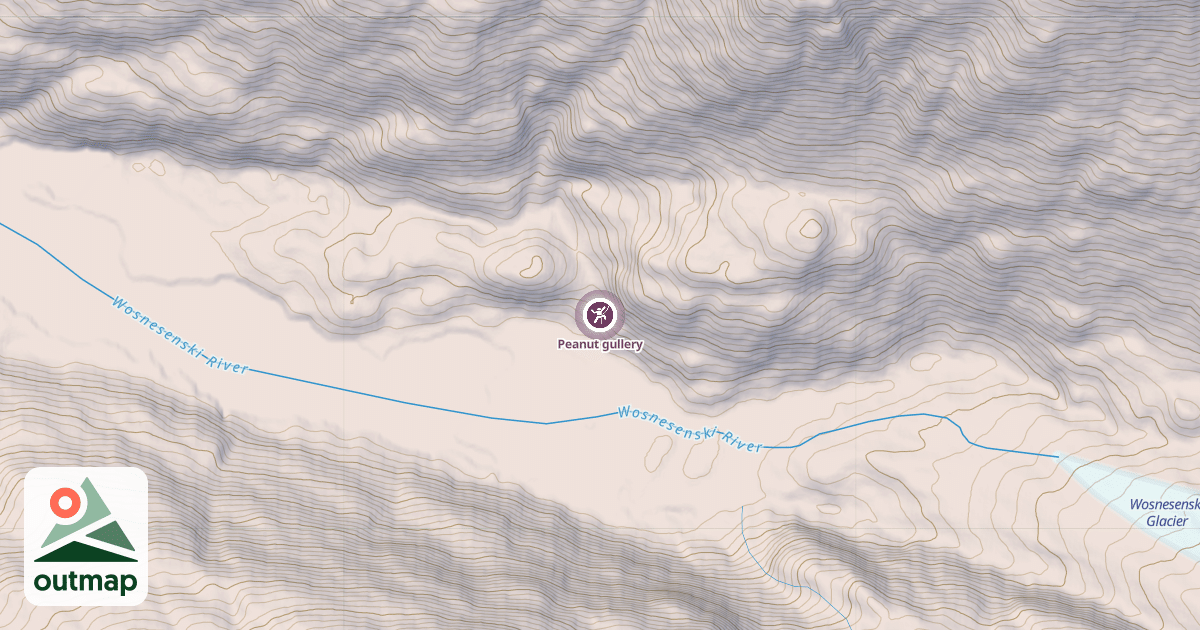 Map of Peanut gullery