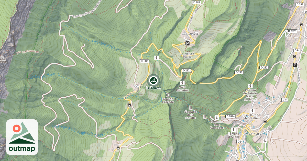 Map of Le Touvet