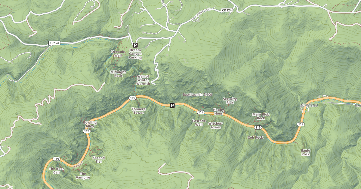Map preview of Book Learnin'