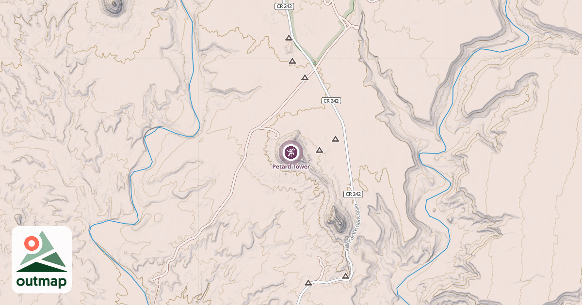 Map of Petard Tower