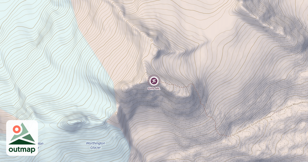 Map of Girls Mt.