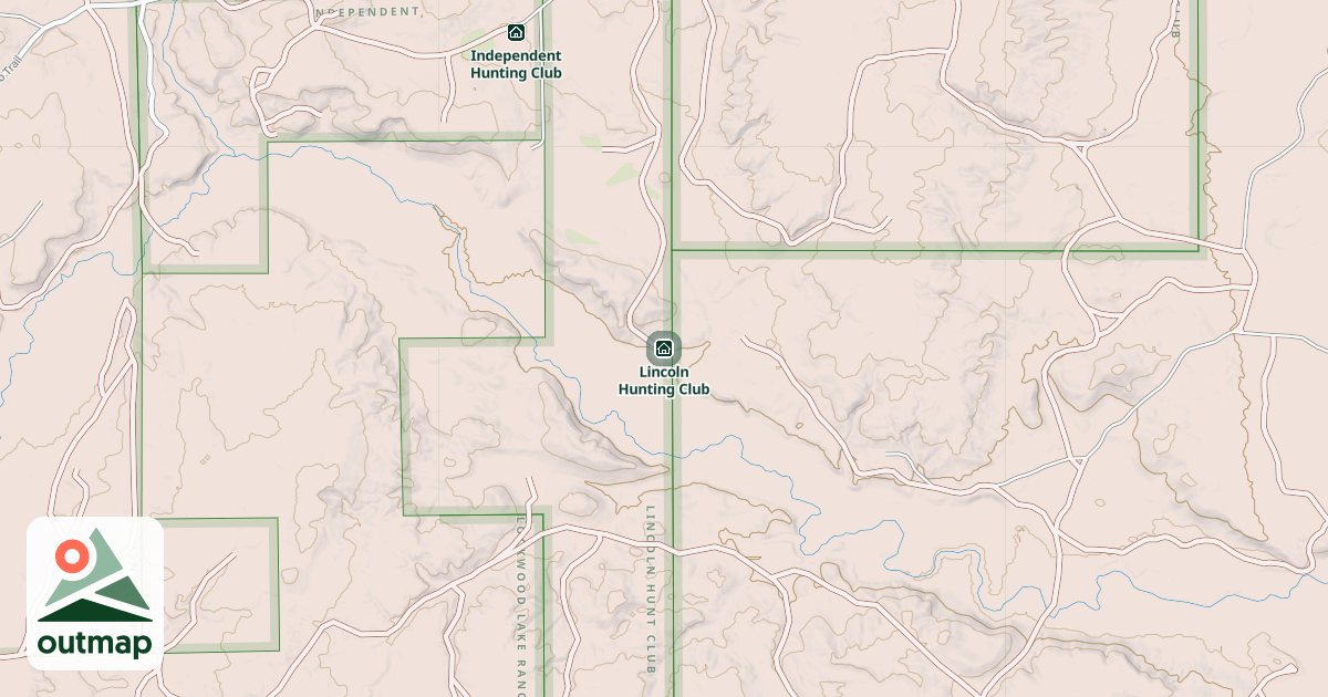 Map of Lincoln Hunting Club