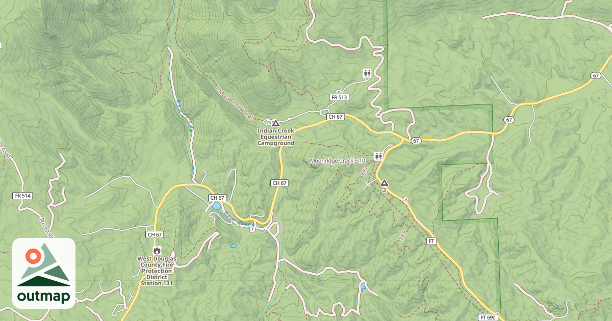 Map of Moonridge Crack
