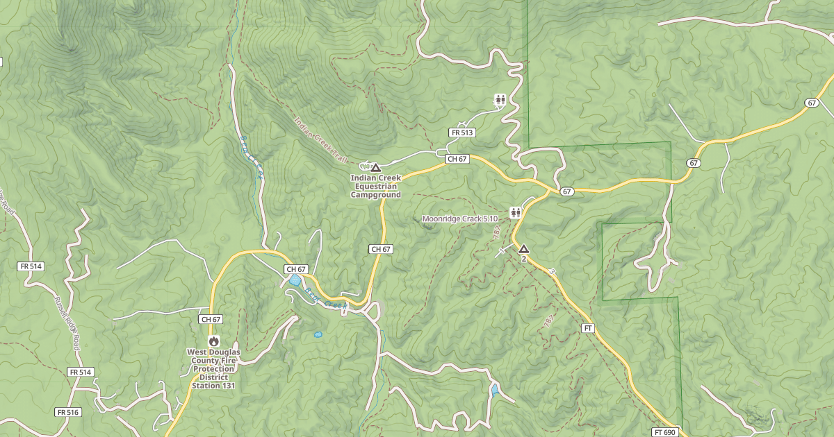 Map preview of Moonridge Crack