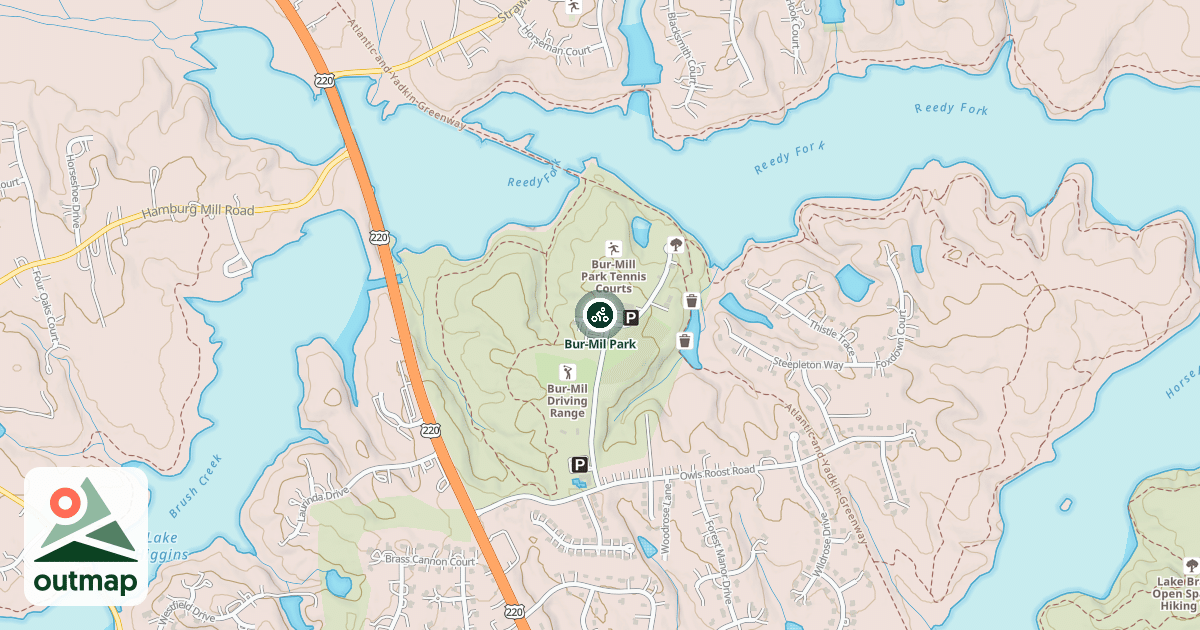 Map of Bur-Mil Park