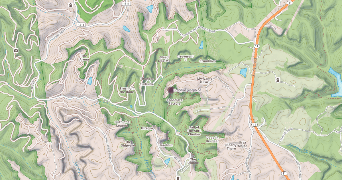 Map preview of Grandma Josephine