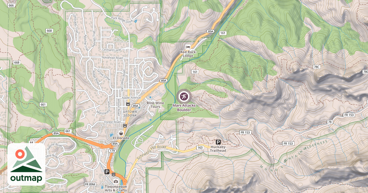 Map of Mars Attacks Boulder