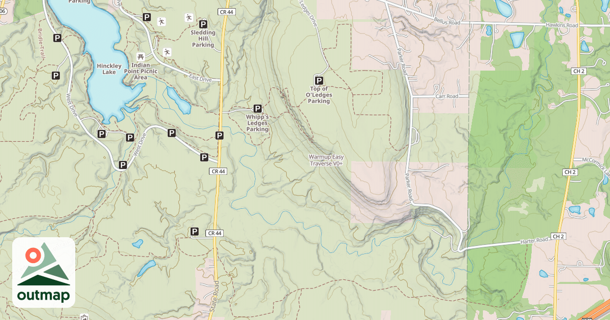 Map of Warmup Easy Traverse