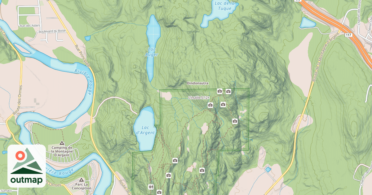Map of L'inutile