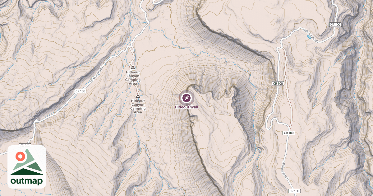 Map of Hideout Wall