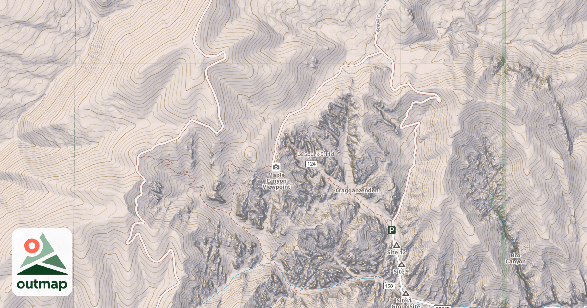 Map of Le Spunk