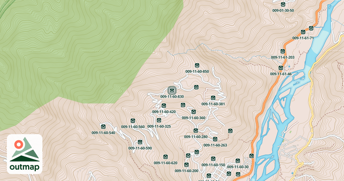 Map of 009-11-60-830