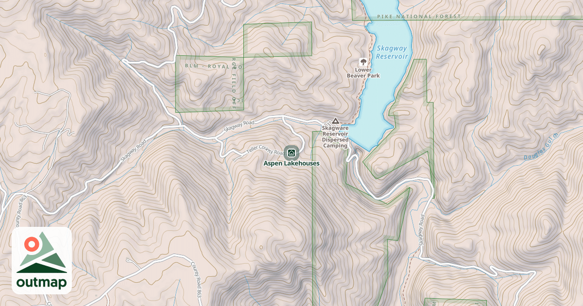 Map of Aspen Lakehouses
