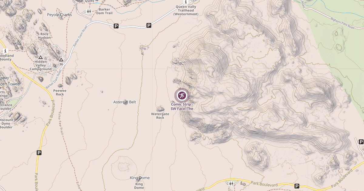 Map preview of Comic Strip - SW Face, The