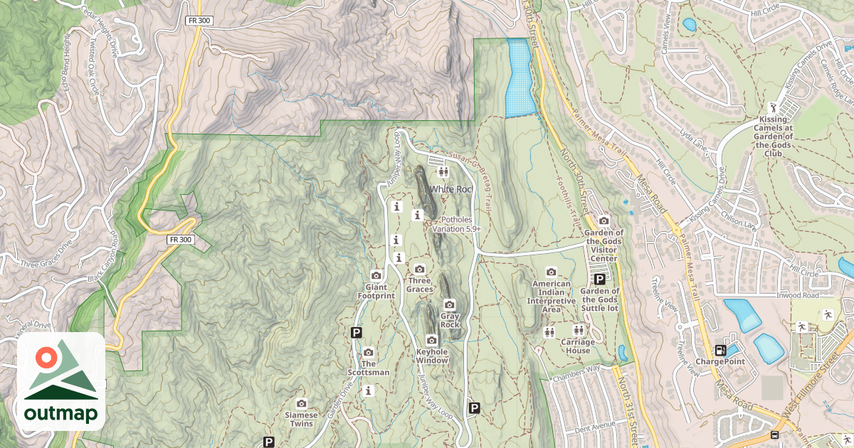 Map of Potholes Variation