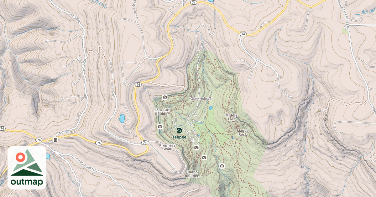 Map of Glory Hole