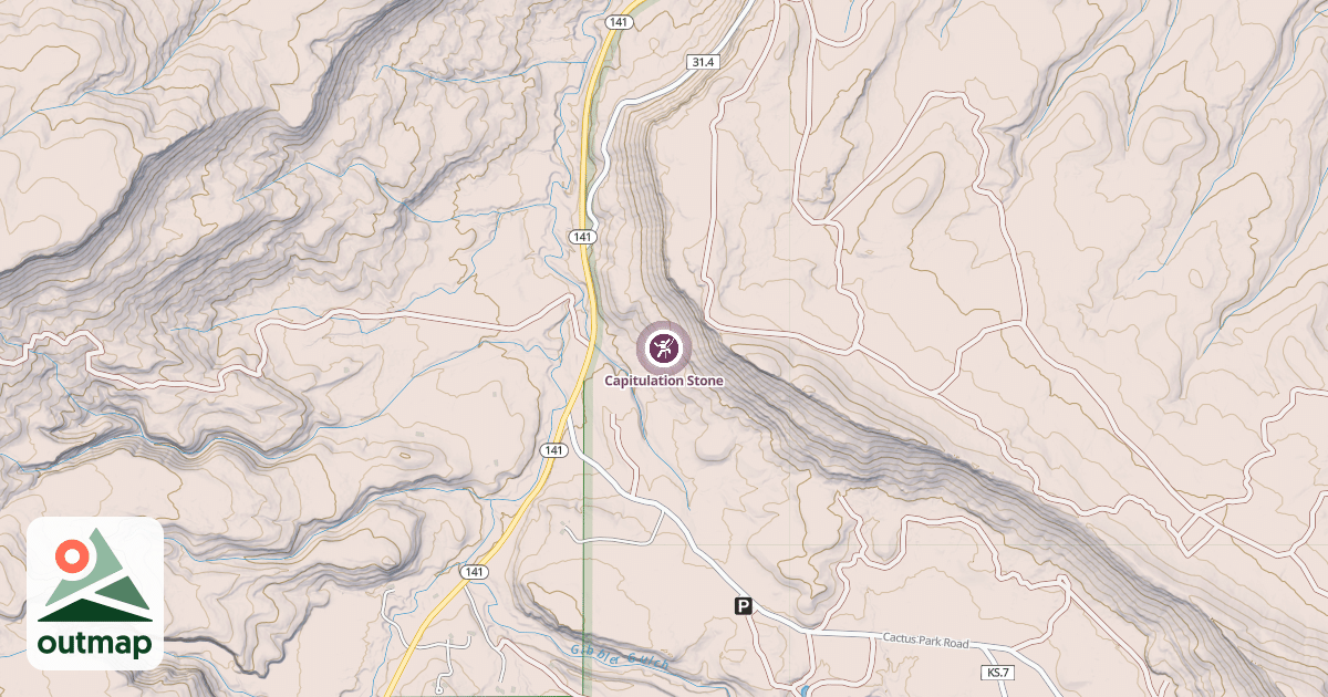 Map of Capitulation Stone