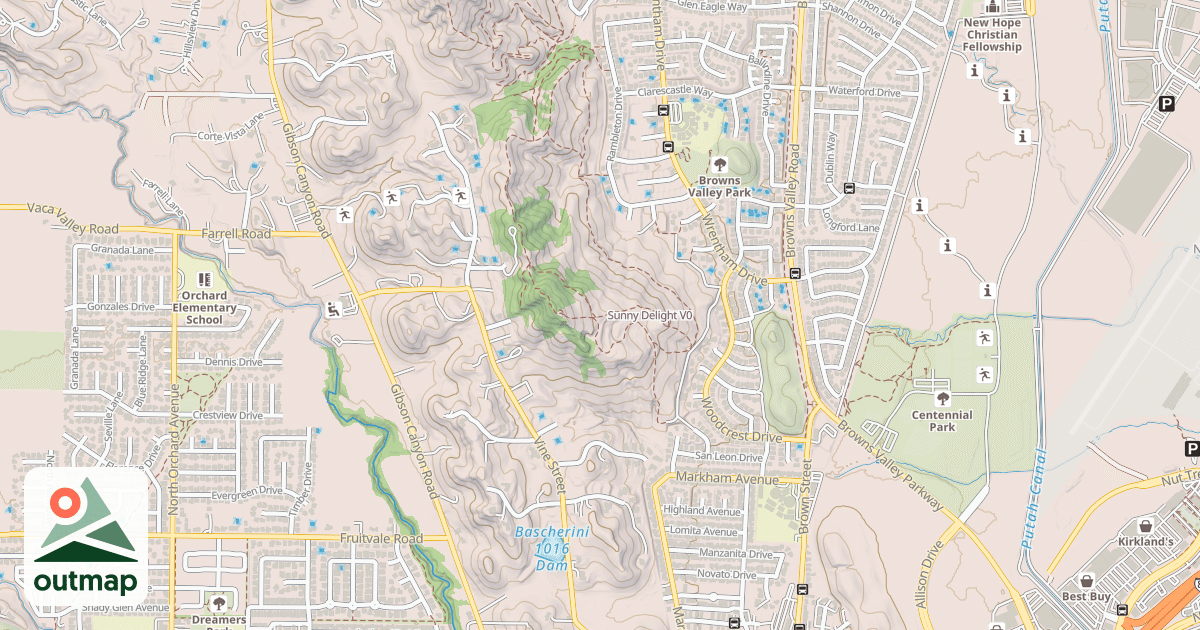 Map of Sunny Delight