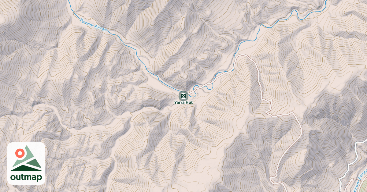 Map of Yarra Hut