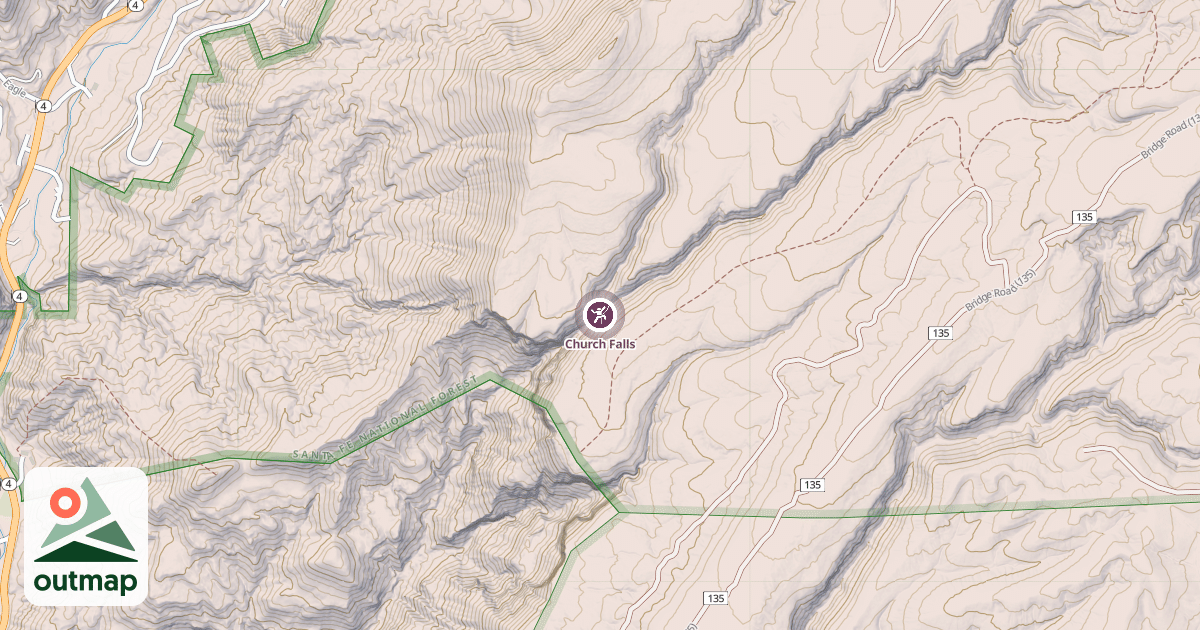 Map of Church Falls