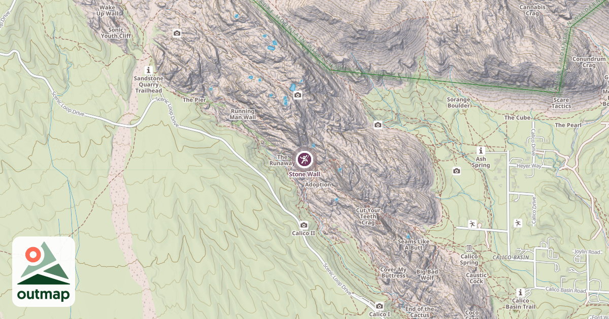Map of Stone Wall