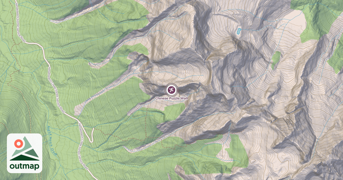 Map of Chinese Puzzle Wall