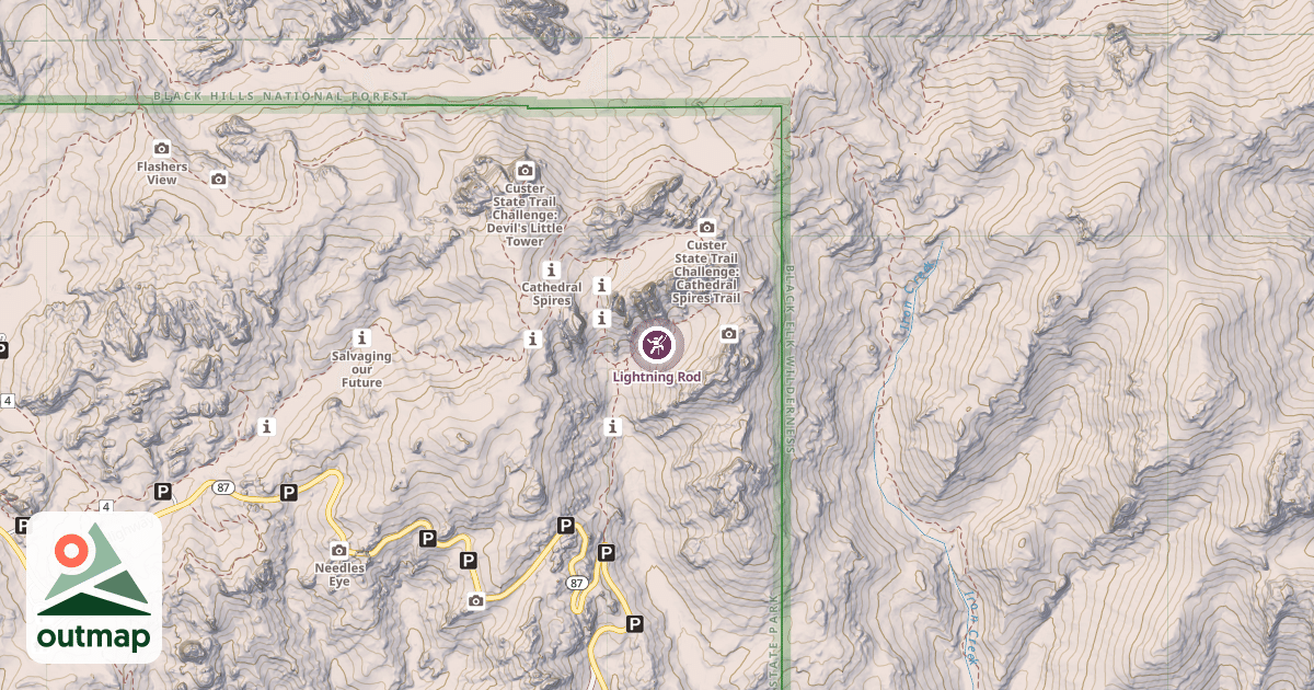 Map of Lightning Rod
