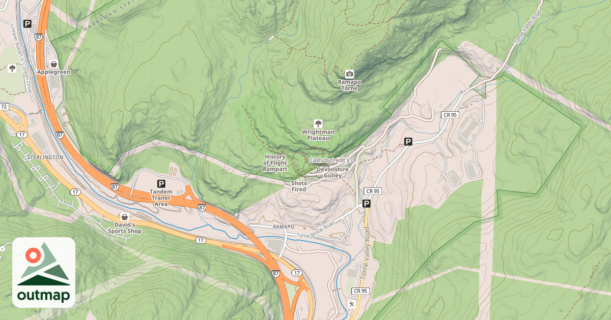 Map of Cash or Credit