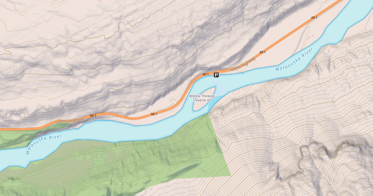 Map preview of Wishful Thinking Traverse