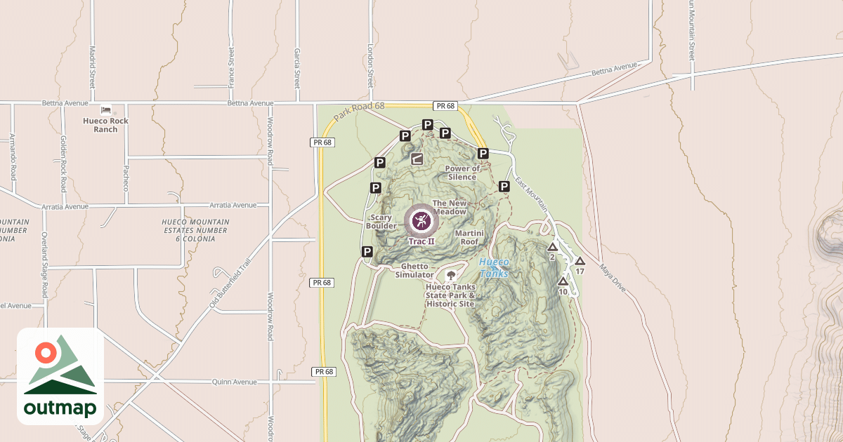 Map of Trac II