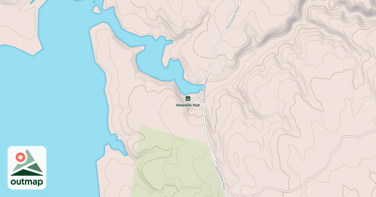 Map of Howells Hut