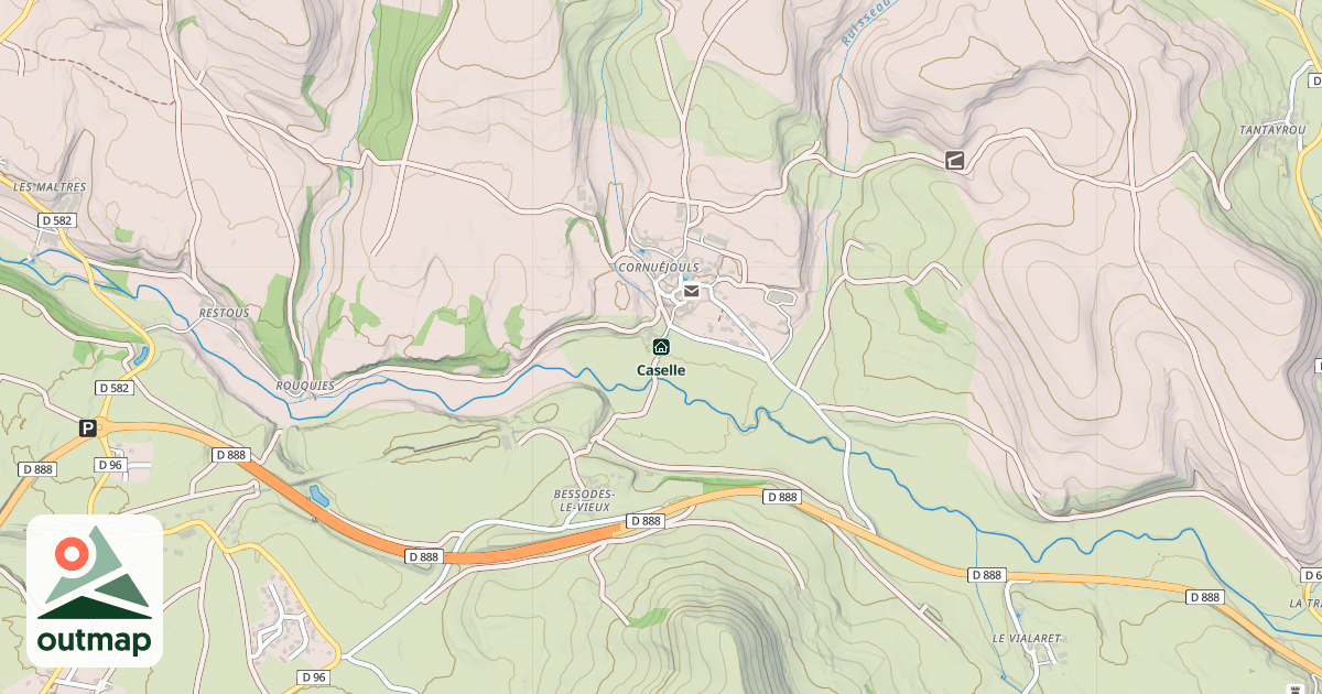 Map of Caselle