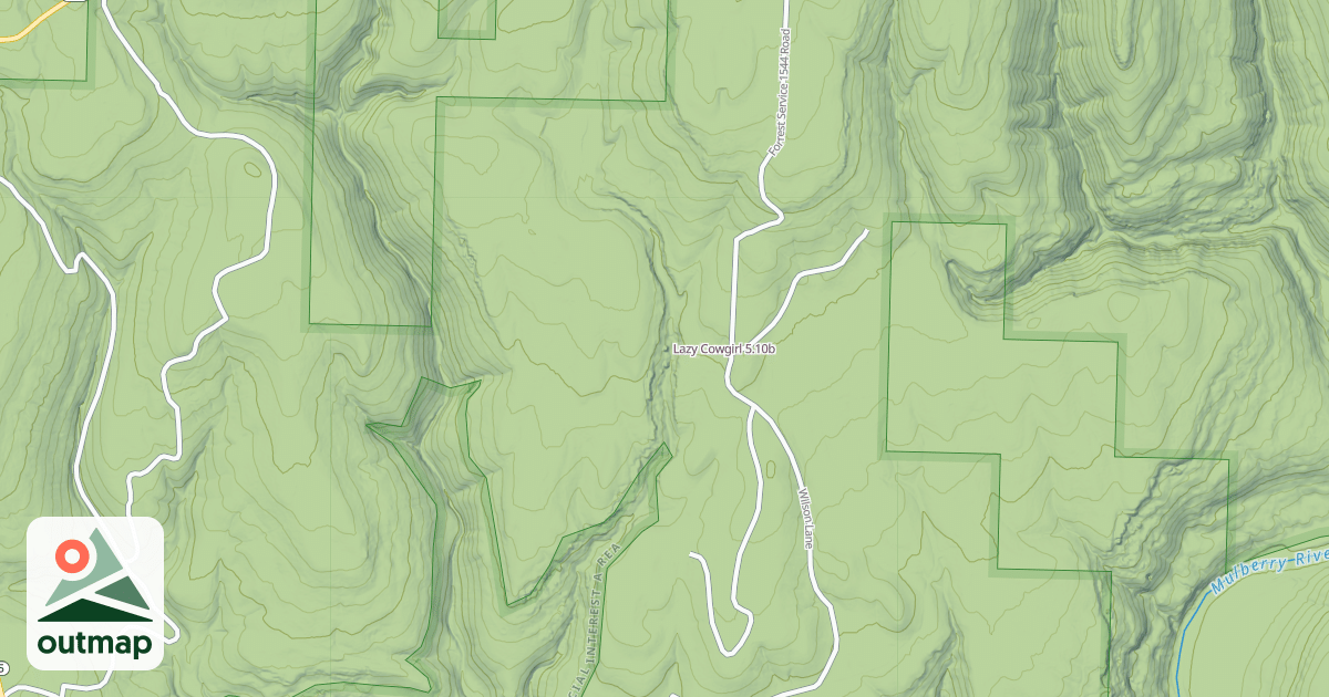 Map of Lazy Cowgirl
