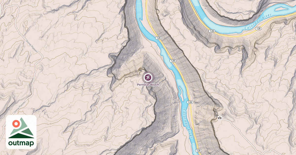 Map of PernStar Beach