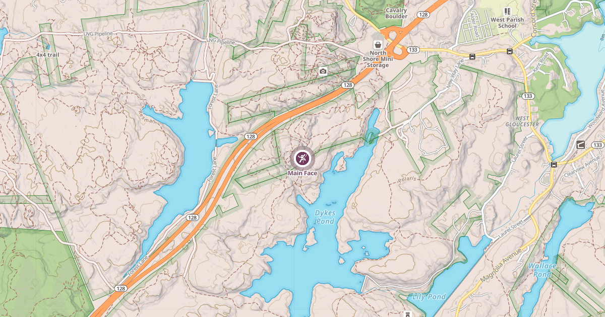 Map preview of Main Face