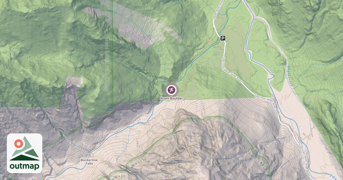 Map of Atom Boulder