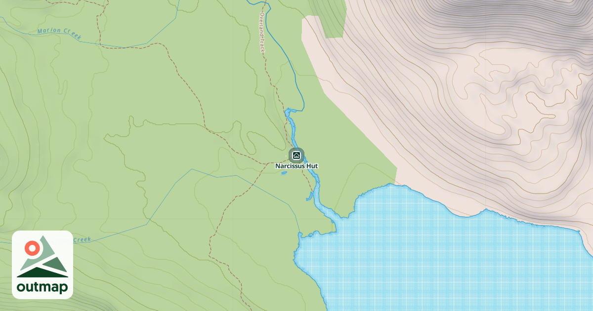 Map of Narcissus Hut
