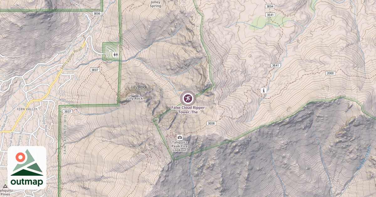 Map of False Cloud Ripper Tower, The