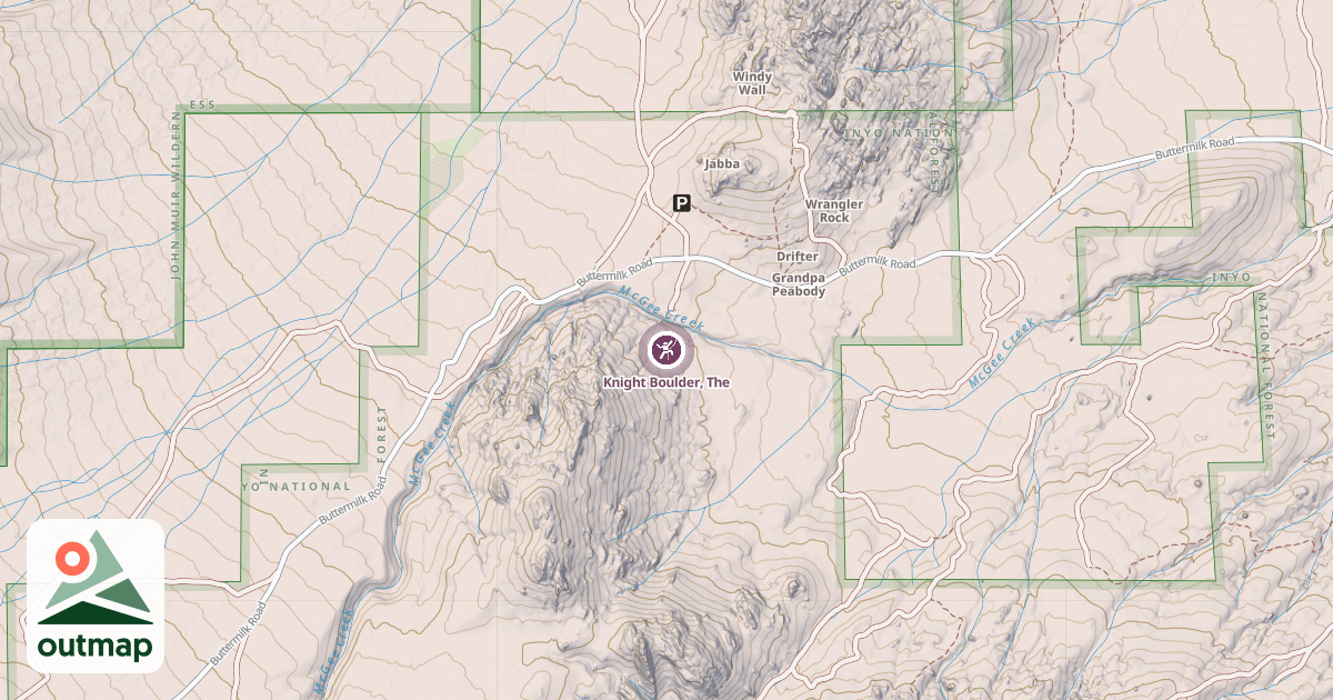 Map of Knight Boulder, The