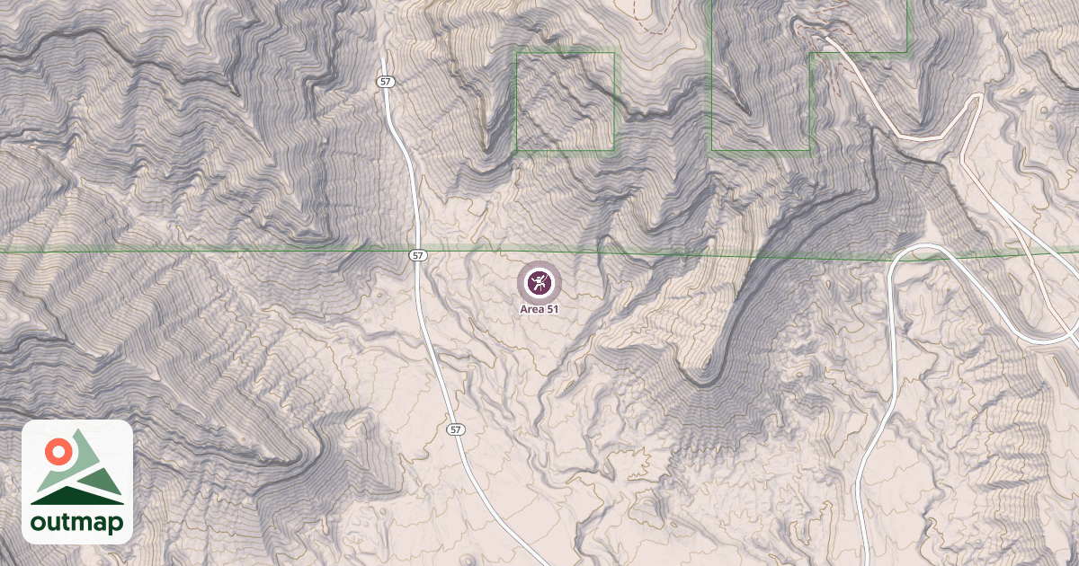 Map of Area 51