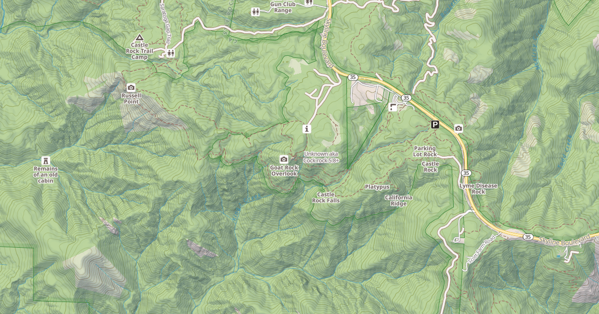 Map preview of Unknown aka Cock rock
