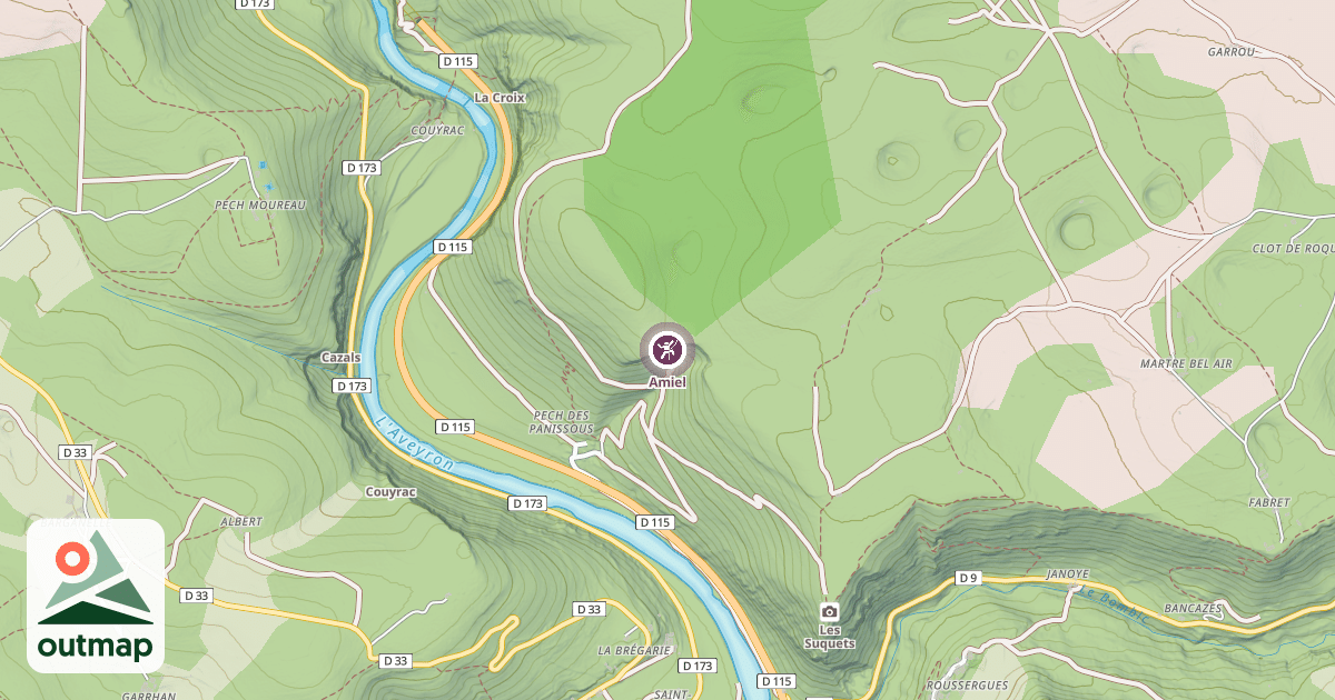 Map of Amiel