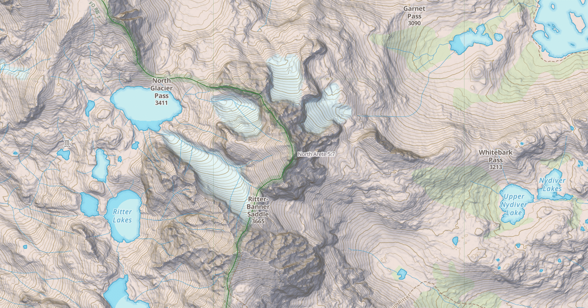 Map preview of North Arete