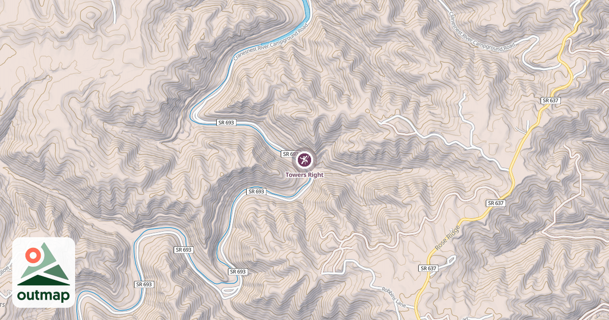 Map of Towers Right