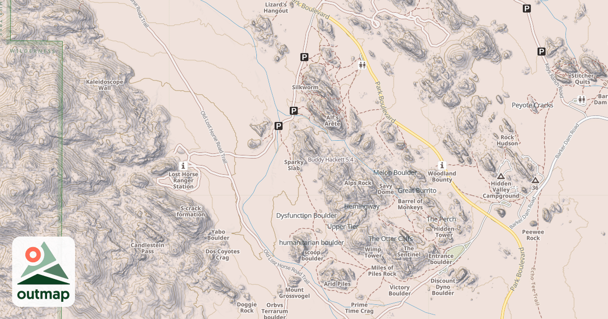 Map of Buddy Hackett