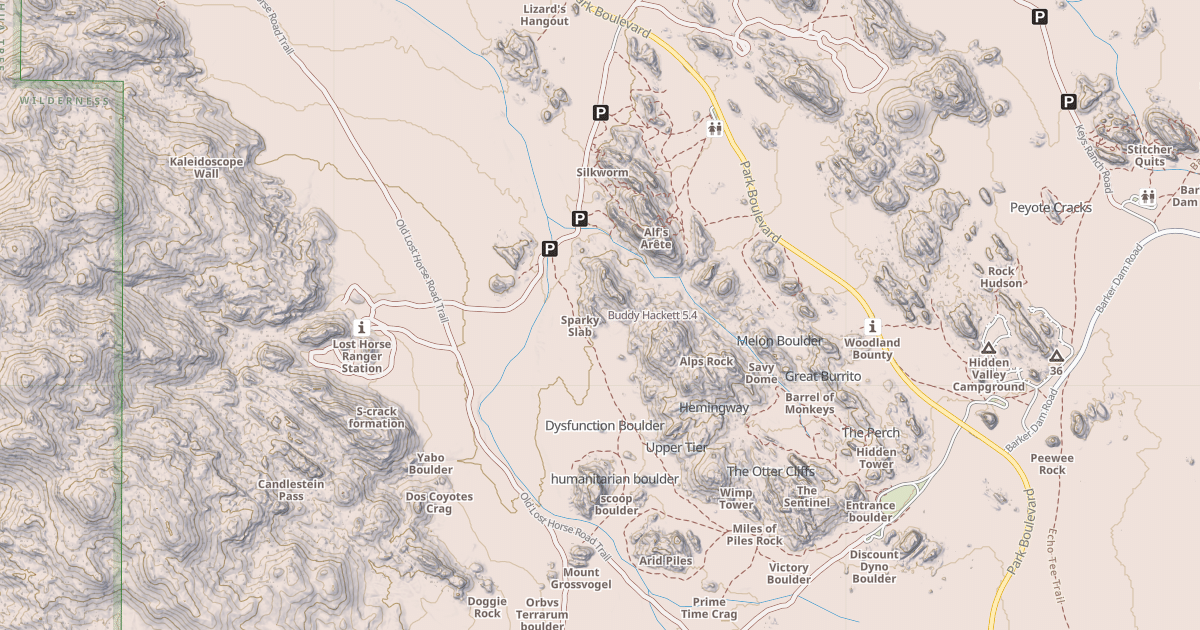 Map preview of Buddy Hackett