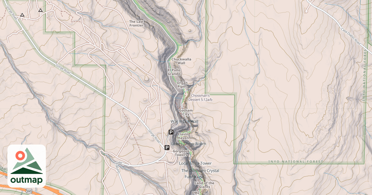 Map of Chossman's Dessert