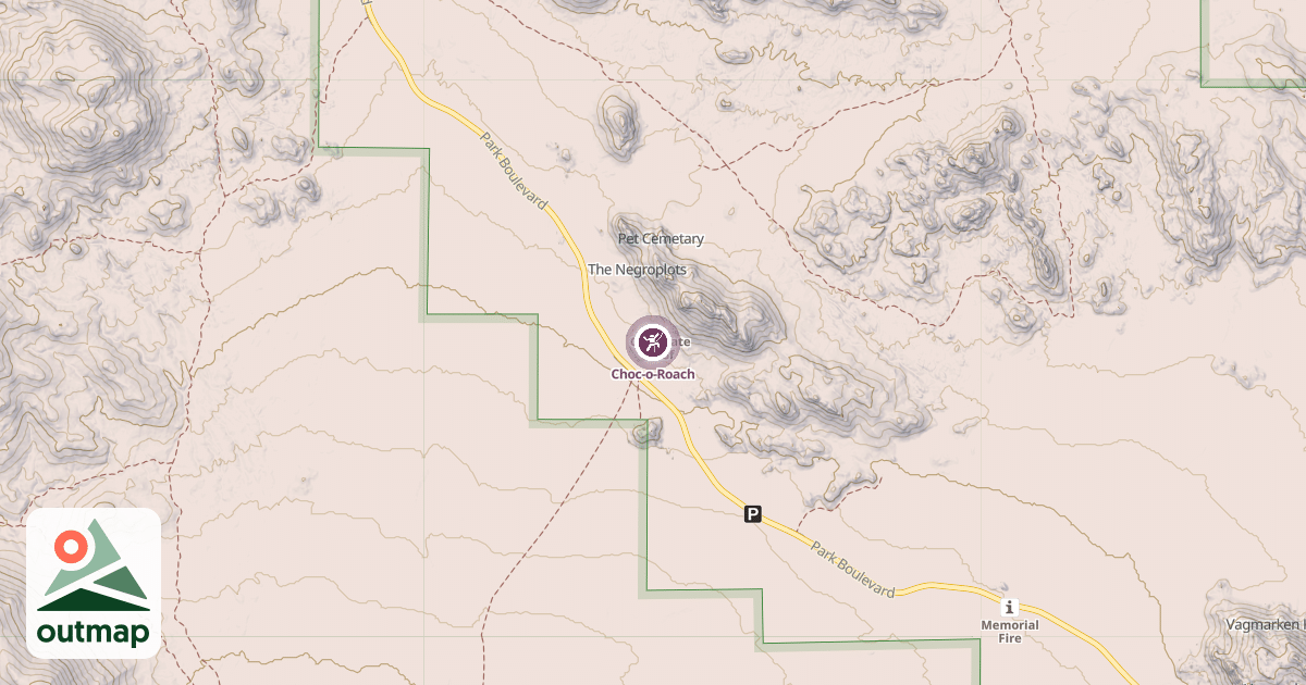 Map of Choc-o-Roach