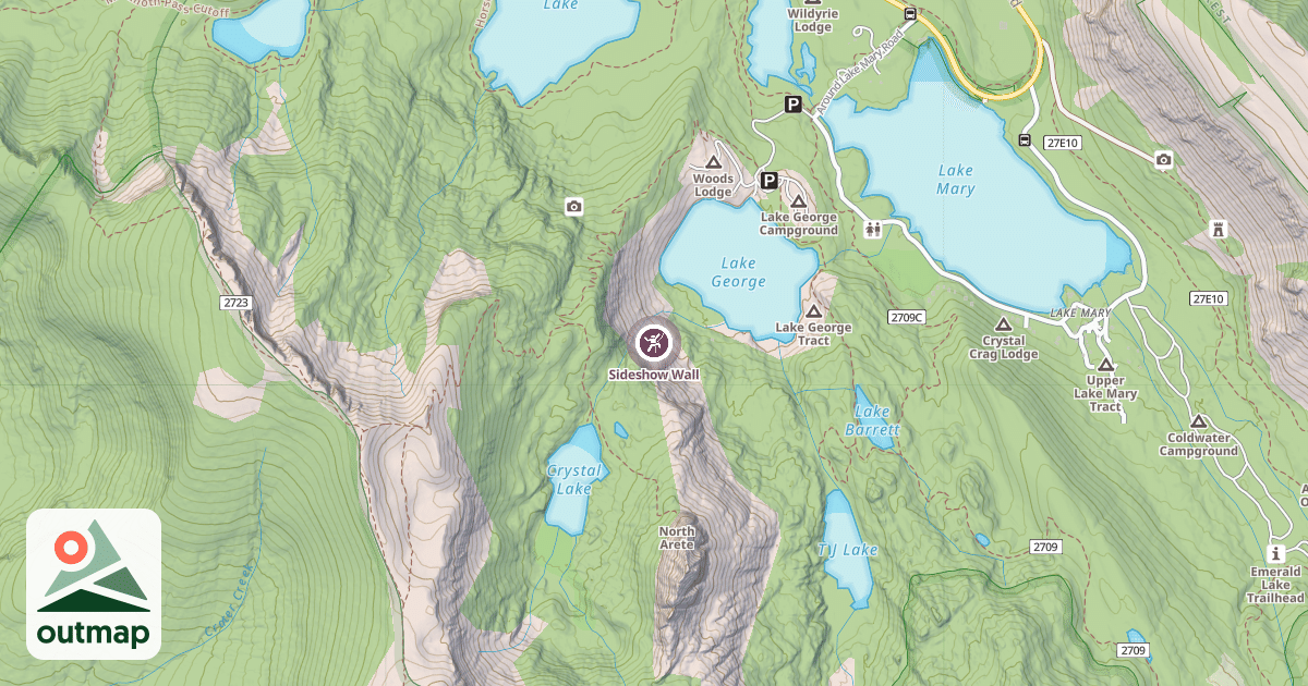 Map of Sideshow Wall